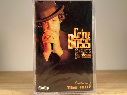CRIME BOSS - Conflicts & Confusion - BRAND NEW CASSETTE TAPE