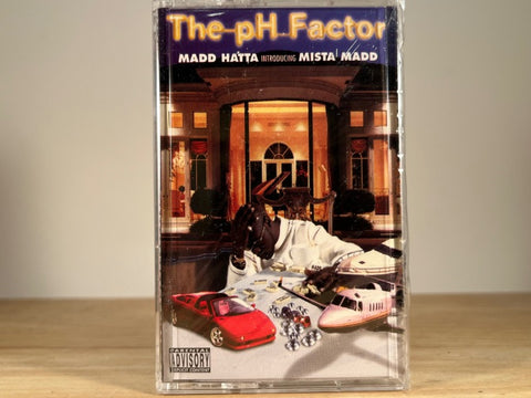 THE P.H. FACTOR - Madd Hatta Introducing Mista Madd - BRAND NEW CASSETTE TAPE
