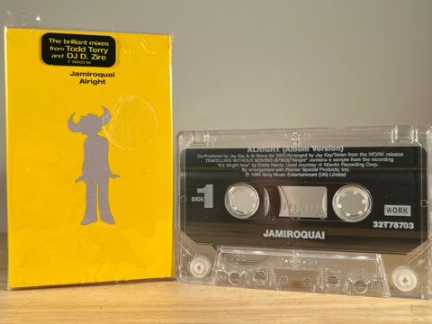 JAMIROQUAI - Alright - CASSETTE TAPE [cassingle]