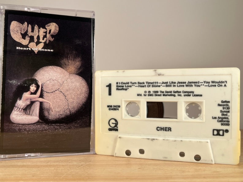 CHER - Heart Of Stone - CASSETTE TAPE[white tape]