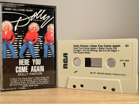 DOLLY PARTON - Here You Come Again - CASSETTE TAPE