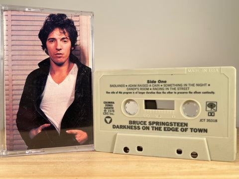 BRUCE SPRINGSTEEN - Darkness on the Edge of Town - CASSETTE TAPE