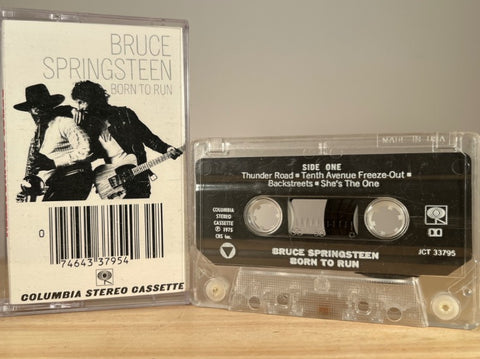 BRUCE SPRINGSTEEN - Born to Run - CASSETTE TAPE[clear tape]