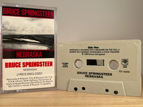 BRUCE SPRINGSTEEN - Nebraska - CASSETTE TAPE