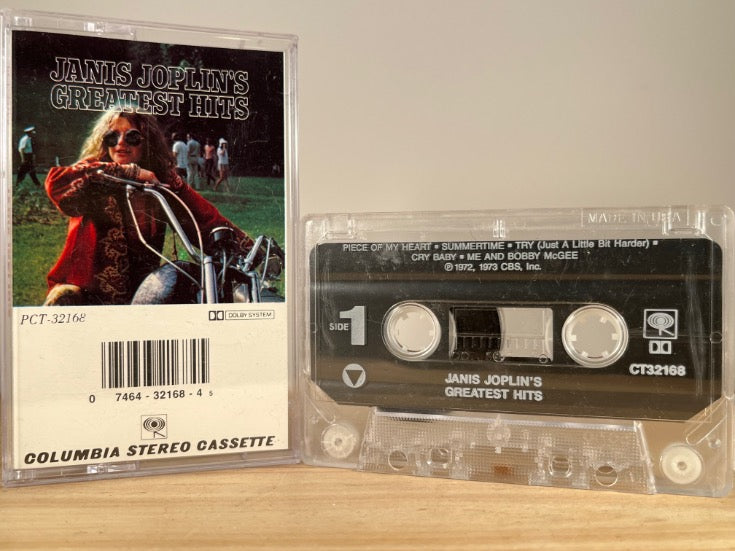JANIS JOPLIN - Janis Joplin's Greatest Hits - CASSETTE TAPE