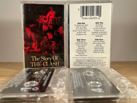 THE CLASH - The Story Of The Clash [double album] - CASSETTE TAPES