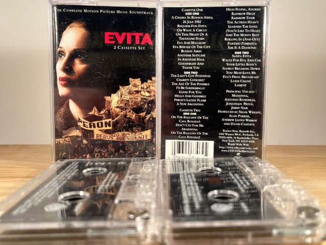 EVITA - soundtrack [double album] - CASSETTE TAPES