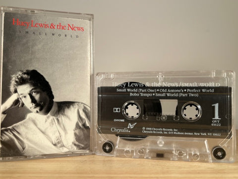 HUEY LEWIS AND THE NEWS - Small World - CASSETTE TAPE