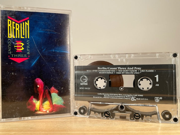 BERLIN - Count Three & Pray - CASSETTE TAPE