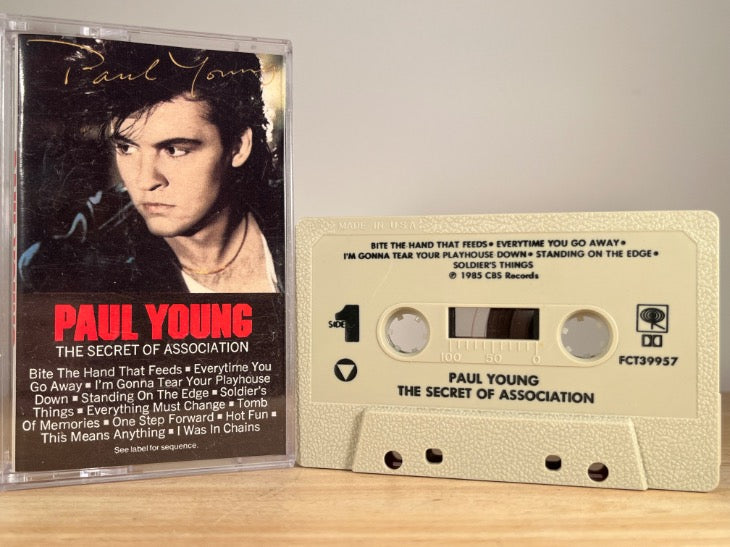PAUL YOUNG - The Secret of Association - CASSETTE TAPE