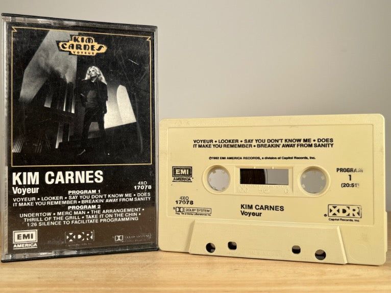 KIM CARNES - Voyeur - CASSETTE TAPE
