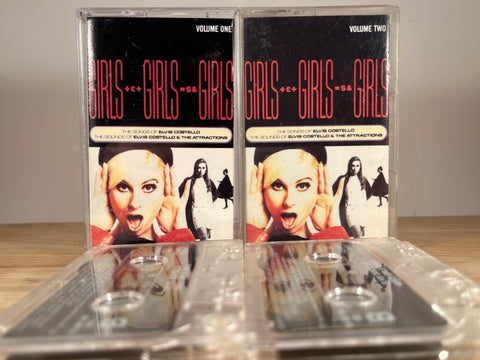 ELVIS COSTELLO & THE ATTRACTIONS - Girls Girls Girls [Vol.1 & 2] - CASSETTE TAPE