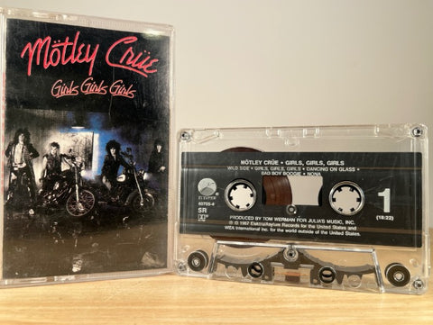 MOTLEY CRUE - Girls, Girls, Girls - CASSETTE TAPE