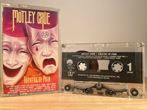 MOTLEY CRUE - Theatre of Pain - CASSETTE TAPE