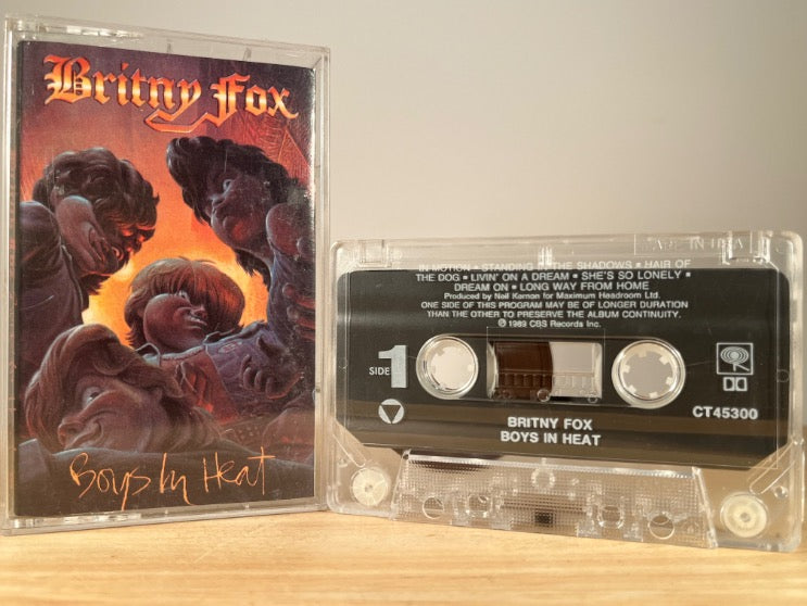 BRITNY FOX - Boys in Heat - CASSETTE TAPE