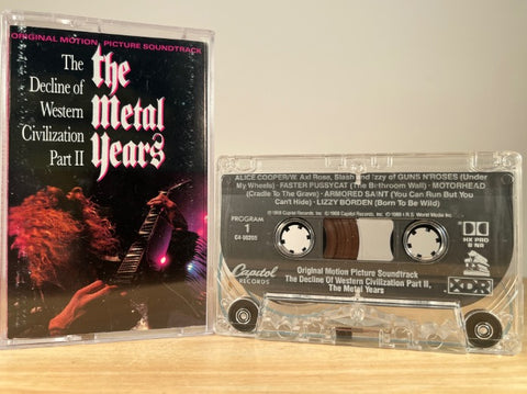 THE DECLINE OF WESTERN CIVILIZATION PART II - The Metal Years (Soundtrack) - CASSETTE TAPE
