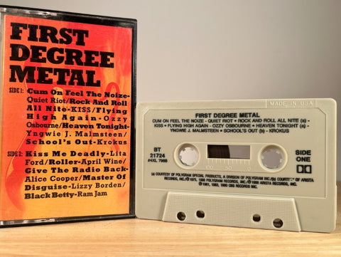 VARIOUS ARTISTS - First Degree Metal - CASSETTE TAPE