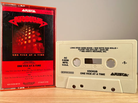 KROKUS - One Vice at a Time - CASSETTE TAPE