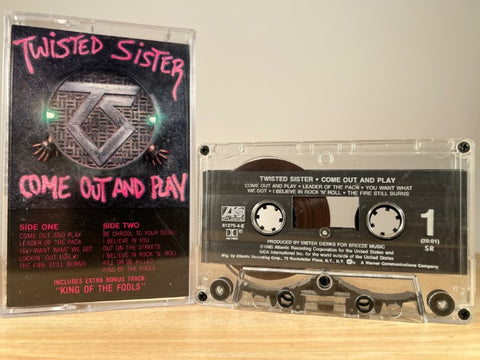 TWISTED SISTER - Come Out and Play - CASSETTE TAPE