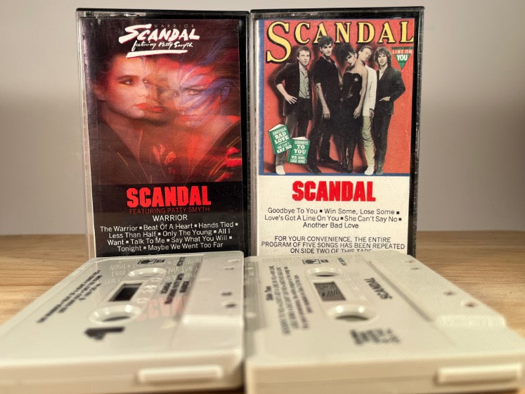 SCANDAL - 2 CASSETTE TAPES