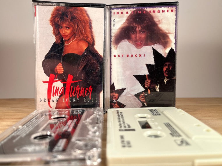 TINA TURNER - 2 CASSETTE TAPES