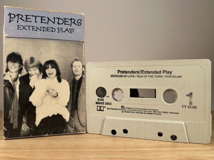 THE PRETENDERS - extended play - CASSETTE TAPE