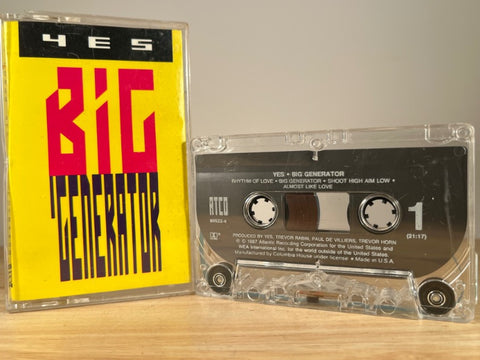 YES – Big Generator – CASSETTE TAPE