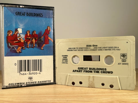GREAT BUILDINGS – Apart From the Crowd – CASSETTE TAPE