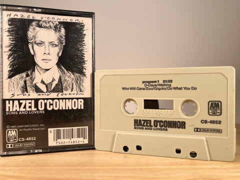 HAZEL O'CONNOR – Sons and Lovers – CASSETTE TAPE