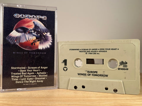 EUROPE – Wings of Tomorrow – CASSETTE TAPE