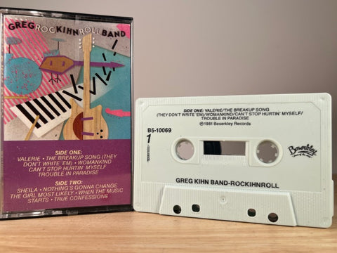 GREG KIHN BAND – Rockihnroll – CASSETTE TAPE