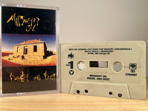 MIDNIGHT OIL – Diesel and Dust – CASSETTE TAPE
