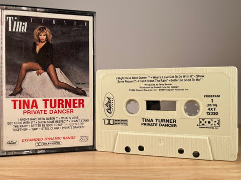 TINA TURNER – Private Dancer – CASSETTE TAPE