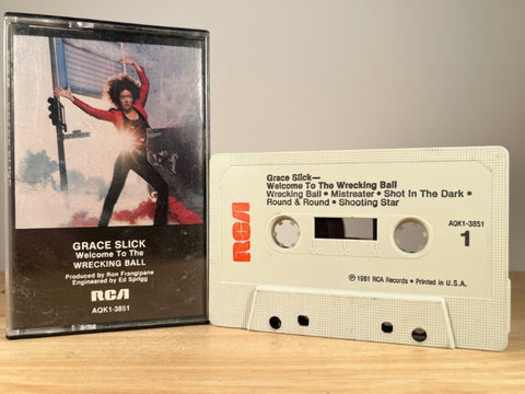 GRACE SLICK – Welcome to the Wrecking Ball – CASSETTE TAPE