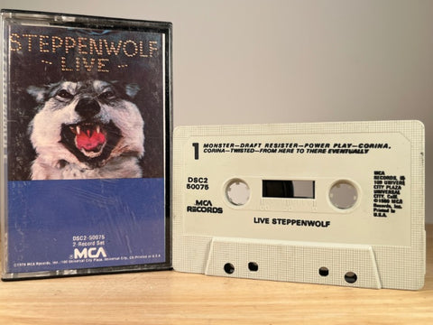 STEPPENWOLF – Live Steppenwolf – CASSETTE TAPE