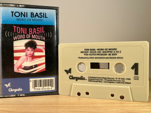 TONI BASIL – Word of Mouth – CASSETTE TAPE