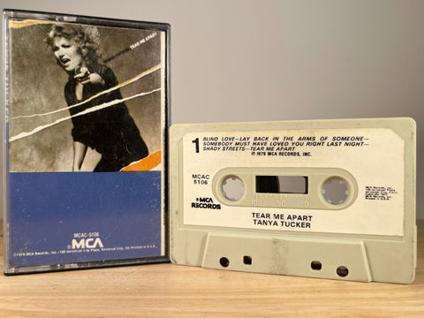 TANYA TUCKER - tear me apart - CASSETTE TAPE
