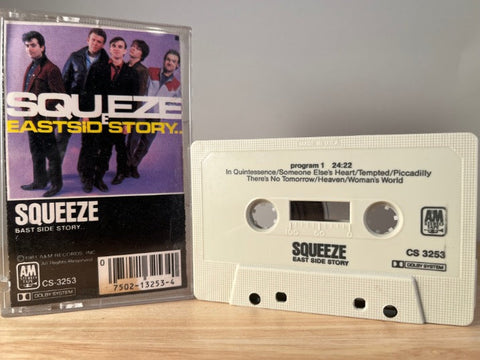 SQUEEZE - east side story - CASSETTE TAPE