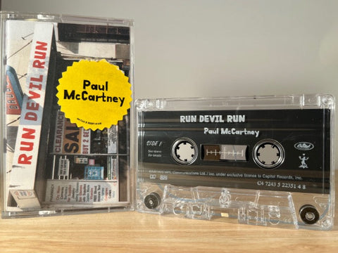 PAUL McCARTNEY - run devil run - CASSETTE TAPE