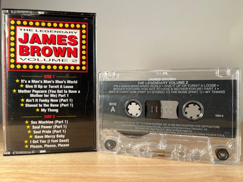 JAMES BROWN - the legendary Vol.2 - CASSETTE TAPE