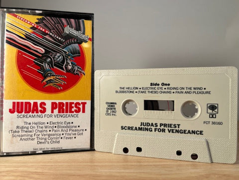 JUDAS PRIEST - screaming for vengeance - CASSETTE TAPE