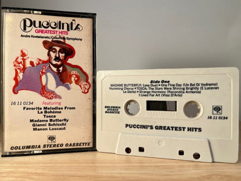 PUCCINI - greatest hits - CASSETTE TAPE