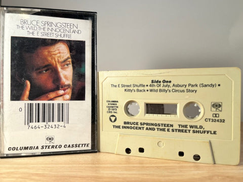 BRUCE SPRINGSTEEN - the wild the innocent and the e street shuffle - CASSETTE TAPE