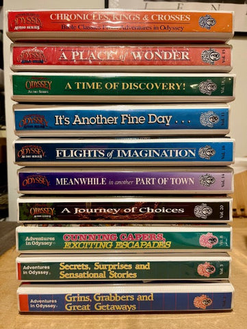 ADVENTURES IN ODYSSEY - LOT OF 10 sets - CASSETTE SETS