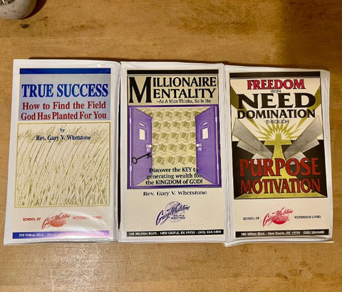 LOT OF 3 SELF-HELP CASSETTE SETS