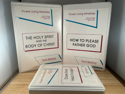 TOM BARKEY - power living ministries - 3 CASSETTE SETS