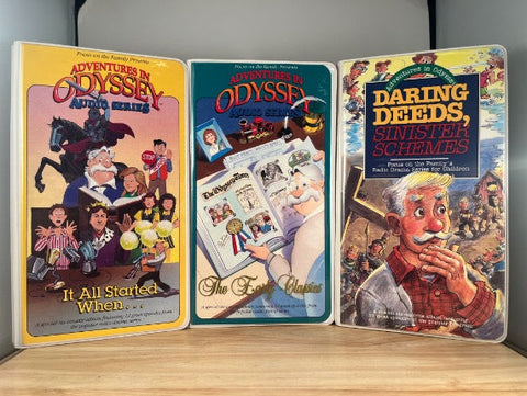 ADVENTURES IN ODYSSEY - 3 cassette sets - CASSETTE SETS