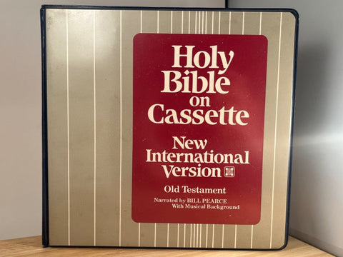 HOLY BIBLE ON CASSETTE - new international version - CASSETTE SET