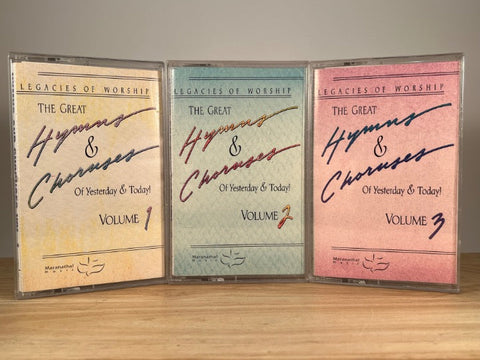 LEGACIES OF WORSHIP - hymns and choruses of yesterday and today! - CASSETTE SET