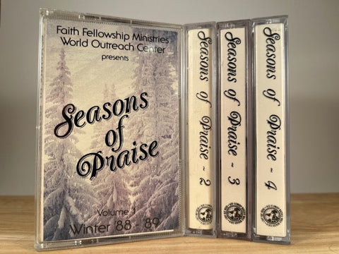FAITH FELLOWSHIP MINISTRIES - seasons of praise 4 cassette tapes - CASSETTE TAPES